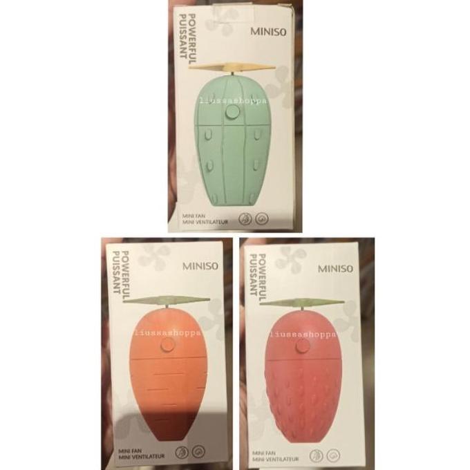 Kipas Angin Miniso - Fruit Series Mini Fan