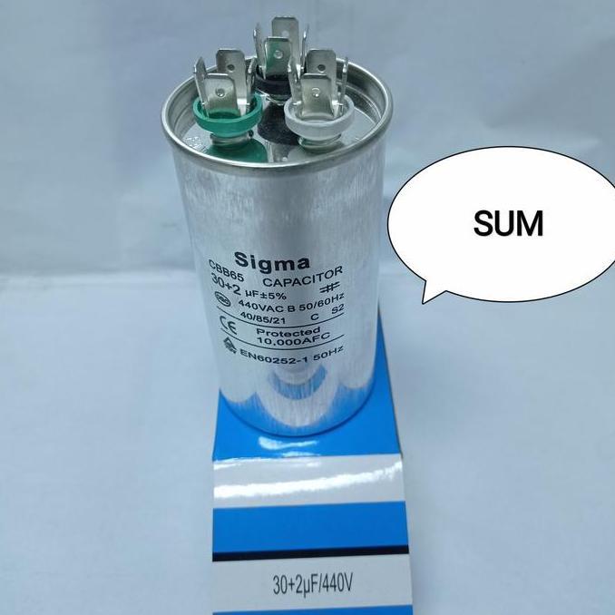 Kapasitor Ac Sigma 30+2Mf Terbatas