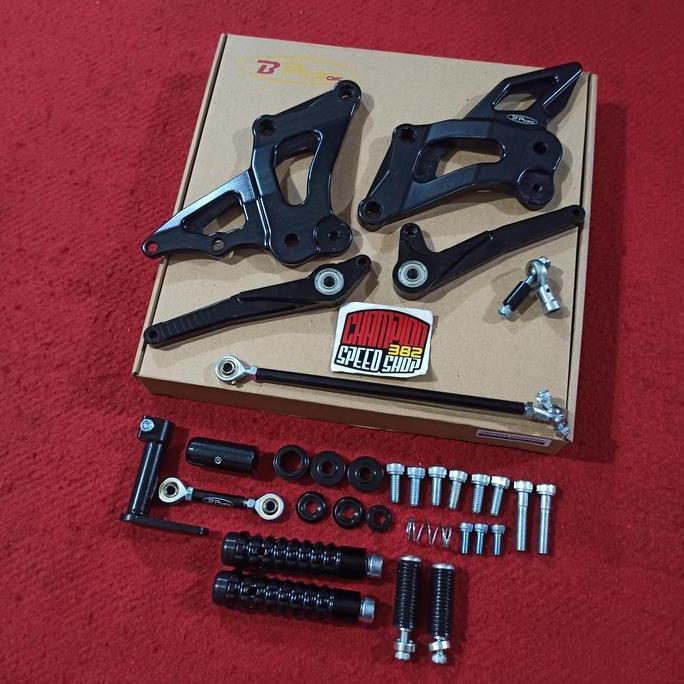 Footstep Step Underbone Racing BPRO 3D Hitam Ninja 150 SS ZX 150 ZX150