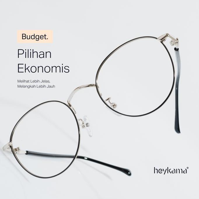 heykama - Frame Kacamata Misawa - Kacamata Laki-laki Perempuan ( Round )