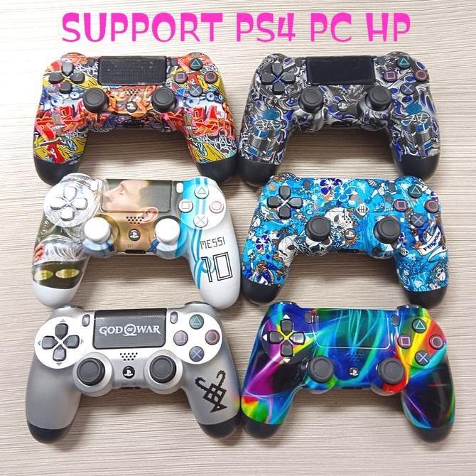 STIK PS4 OP STICK PS4 MOTIF STIK PS4 ORI PABRIK GAMBAR murah
