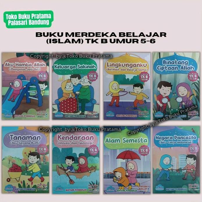 Paket Majalah PAUD, RA Islam Kurikulum Merdeka TK B Umur 5-6 Tahun