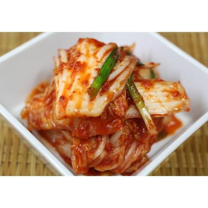 Fnbb- Kimchi Sawi Pedas Korea 500 Gram Halal - Makanan Tradisional Asinan Sayur Fermentasi Bumbu Ped