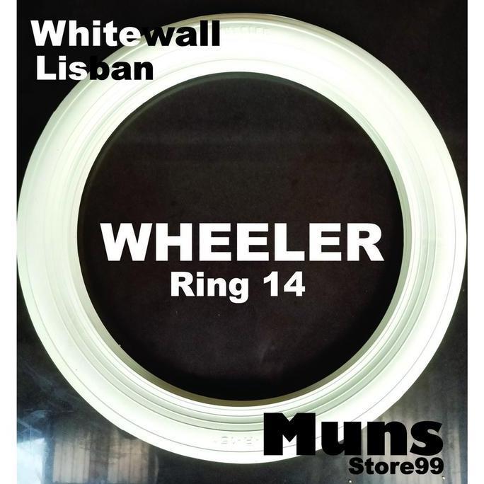 Lis Ban Mobil White Wall Ban Mobil Velg Ring 14 WHEELER Original