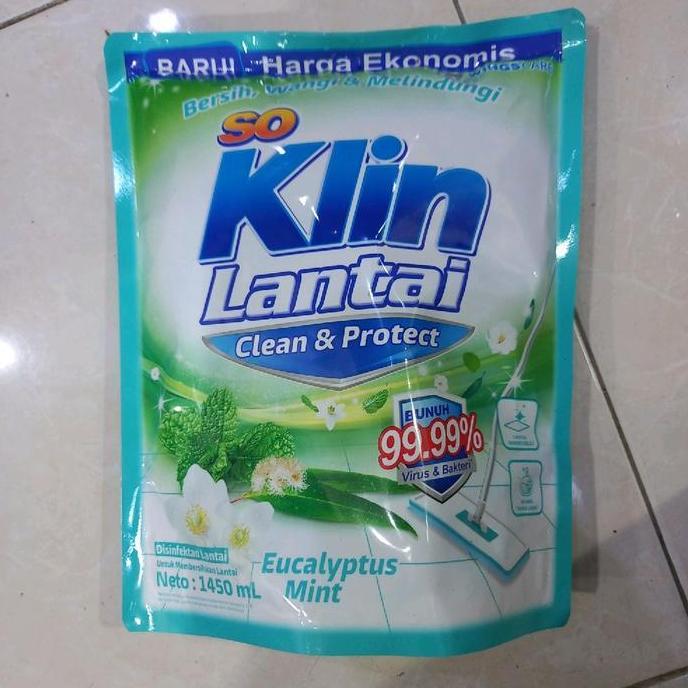 Ready  Soklin lantai 1,45 liter | 1.45 lt EUCALYPTUS MINT
