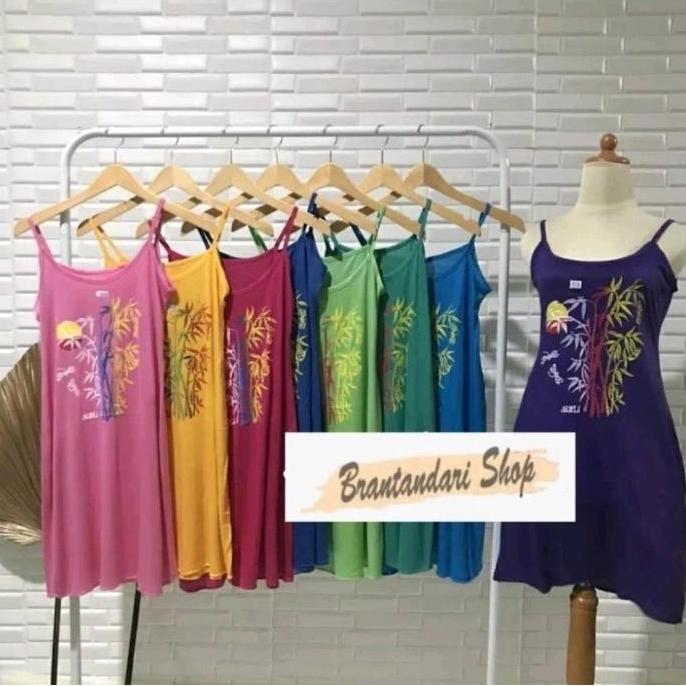 Ready stock Daster Bambu Bali FIT L baju tidur wanita