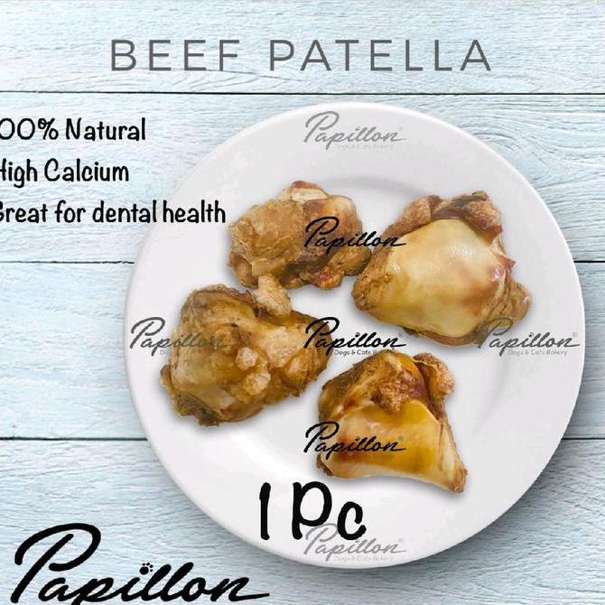 Willipic- Beef Patella - Dog Snack Food Treats Cemilan Makanan Anjing Papillon