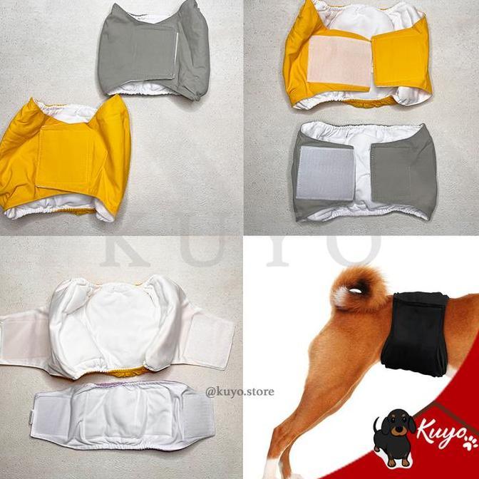 Willipic- Manner Belt Pants Male Dog Waterproof Celana Anjing Jantan Bisa Dicuci