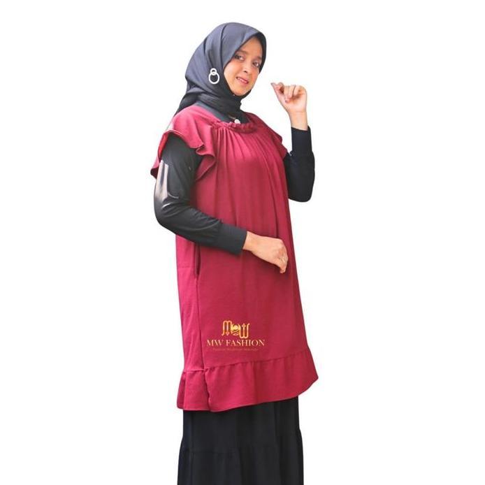 Ready stock Daster Fuji Crinkle Wanita Dewasa bahan Airflow / Dress Cantik Nyaman Kerut Dada Rempel 