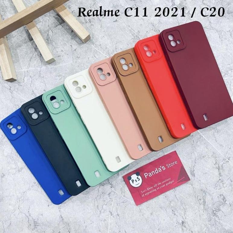 BIG PROMO Softcase Pro Camera Realme C20 / C11 2021 Candy Case Full Color 3D Silikon TPU