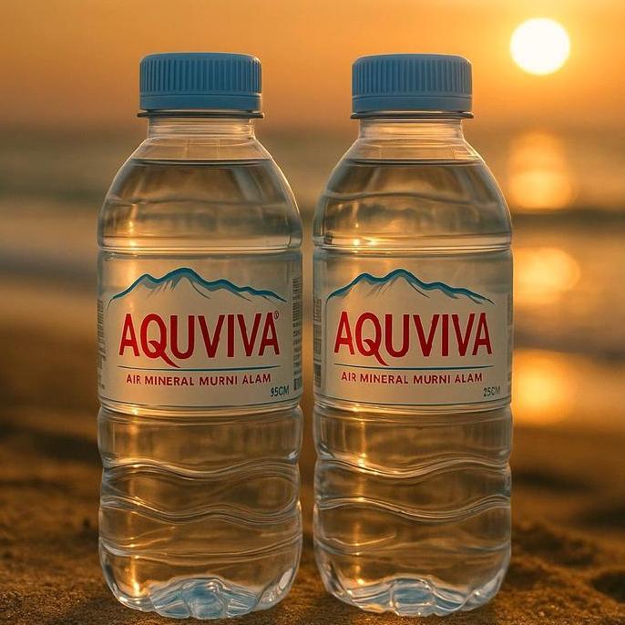 Air Mineral Aquviva Botol 250ml 1 Pack Isi 24 Botol Cocok untuk Hidangan Tamu, Hajatan/Pesta dan Bek