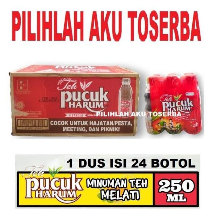 Teh PUCUK Harum Original Botol 250 ml - ( HARGA 1 DUS ISI 24 )