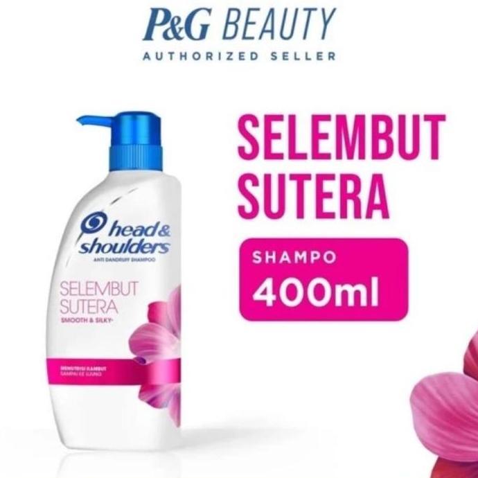 HEAD AND SHOULDERS SHAMPO 400 ML SMOOTH AND SILKY "PINK"