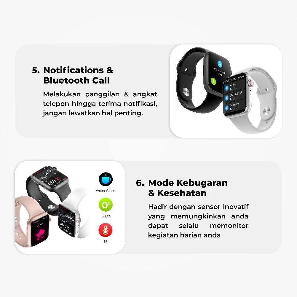 CUCI GUDANG 100%Original Smartwatch Serie S10 mini 38mm Smart Watch 10 Jam Pintar Olahraga Bluetooth
