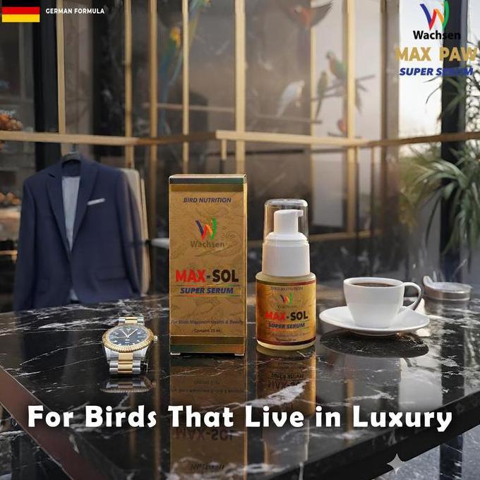 Bridwoi- Max - Sol Suplemen Vitamin Protein Semua Jenis Burung Murai Lovebird Kenari Cucak Ijo Jalak