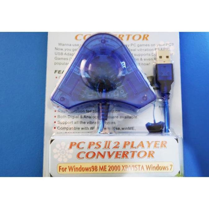 Converter Stik Stick PS2 ke PS3 / PC Double 100% Original
