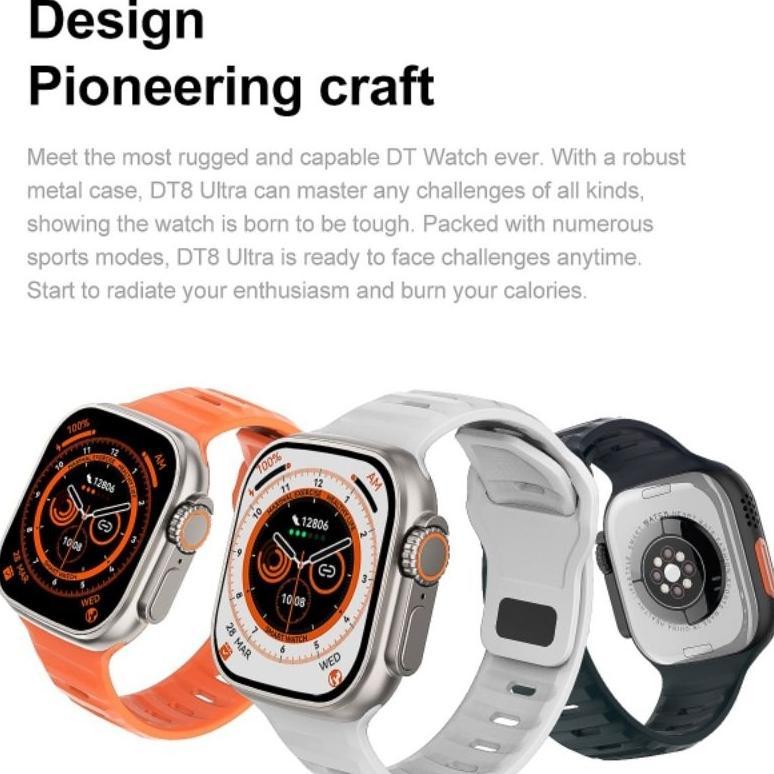 HOT PRODUCT GARANSI SMART WATCH DT8 ULTRA DT NO1 SERIES 8 49mm 2 Inch HD SCREEN WEAR PRO DT8 ULTRA S