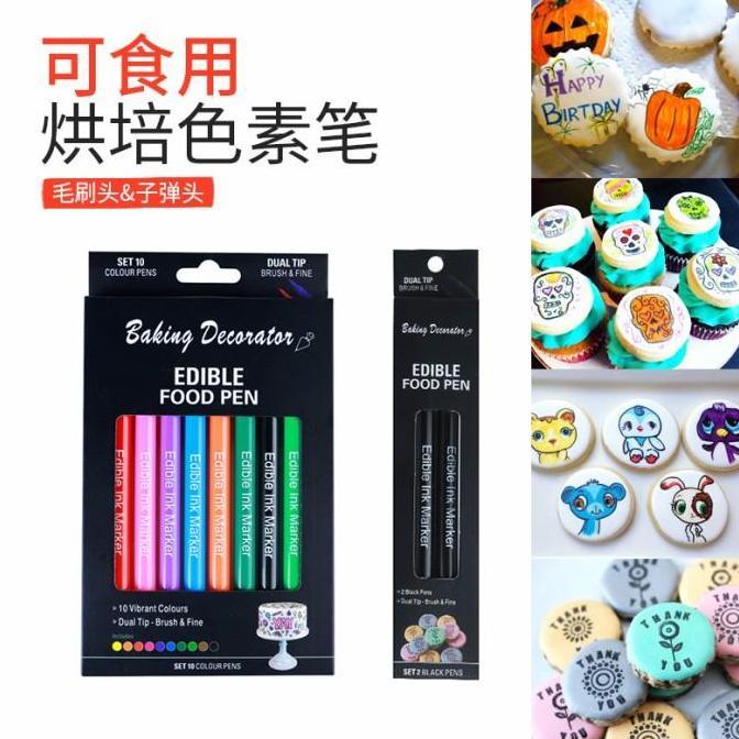 edible food pen / edible pen 2sisi / decorating pen edible edible gold