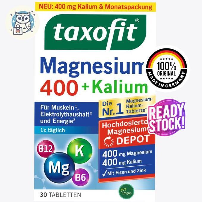 Taxofit Magnesium 400 + Kalium Import Germany - 30