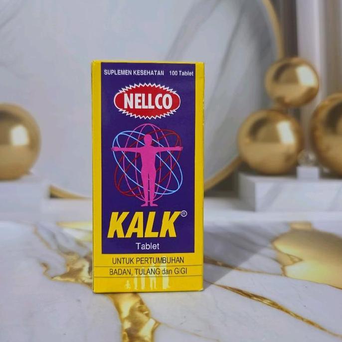NELLCO KALK VITAMIN KALSIUM UNTUK MENJAGA KESEHATAN TULANG isi 100