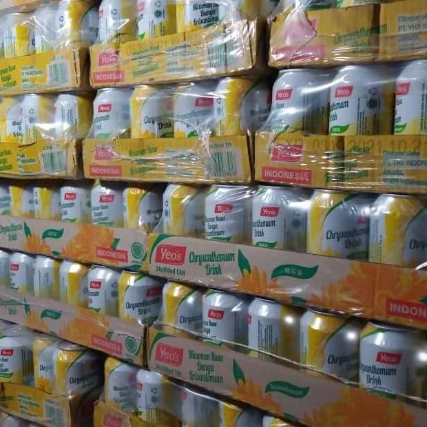 yeos chrysantimum / yeos teh kembang ( 24 kaleng )