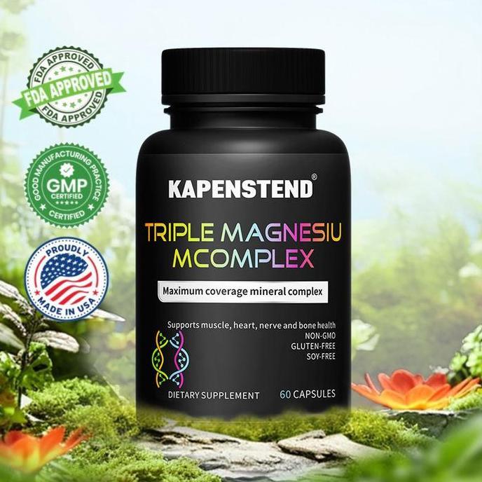 KAPENSTEND Magnesium Sitrat, Magnesium Glisinat, Magnesium Oksida, Suplemen Magnesium, Kesehatan Ota