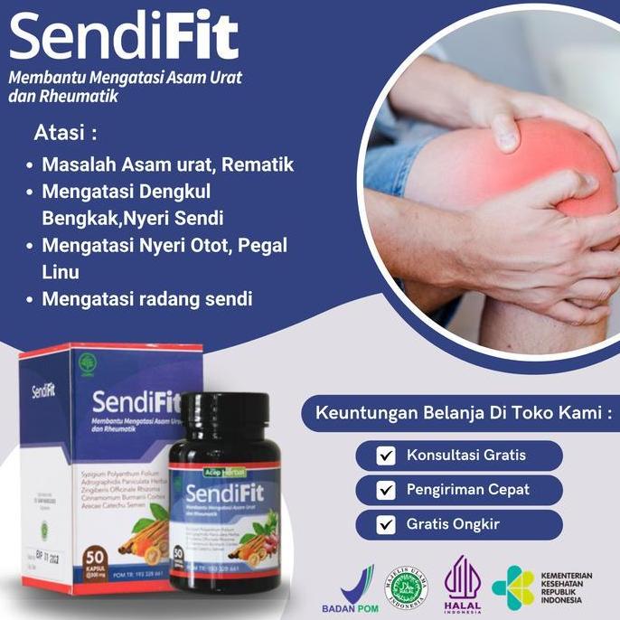 Sendifit Herbal Pelumas Sendi Tulang, Nyeri Sendi dan Lutut Bengkak, Vitamin Tulang Sendi Lutut, Ost