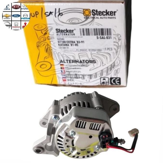 Promo Alternator Altenator Dinamo Ampere Suzuki Jimny Katana 1982-2003 Carry 1.0 1983-1991 Original 