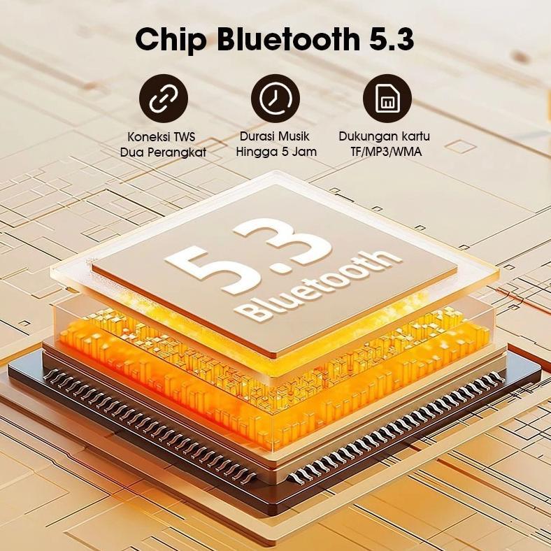 TERMURAH ACOME A15 SPEAKER MINI TWS BLUETOOTH 5.3 ULTRA BASS WITH RGB PORTABLE