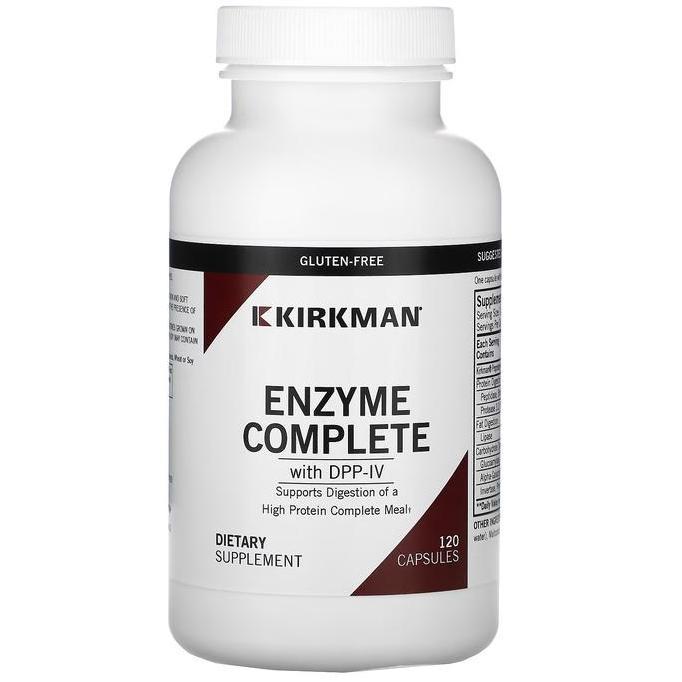 Kirkman Labs, Enzyme Complete With DPP-IV, 120 Capsules