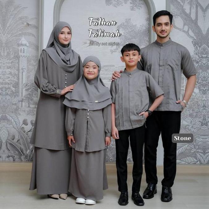 RiskiRich Fathan Fatimah Stone Sarimbit Keluarga Lebaran 2026