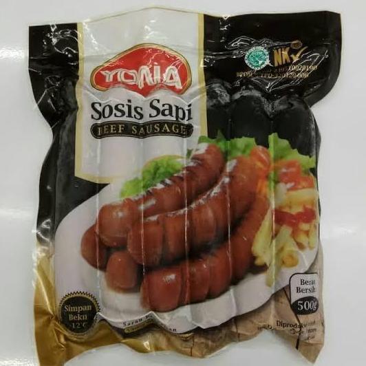 Bnbx- Yona Sosis Sapi Bakar Beef Sausage 500Gr