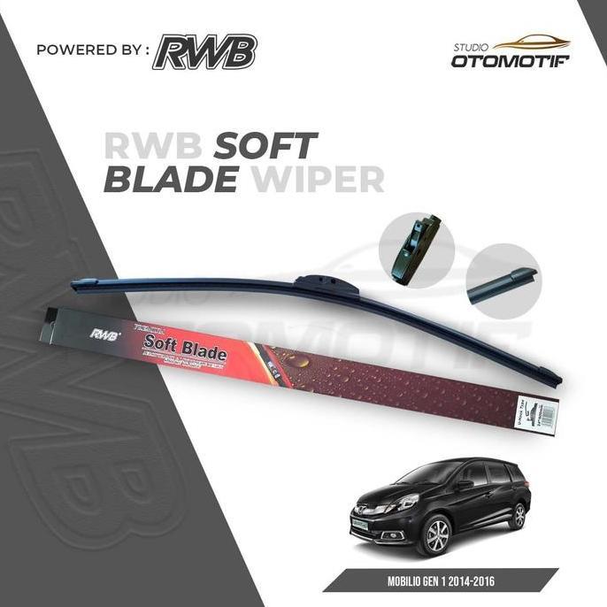 Rwb S52 Wiper Mobilio Gen 1 2014-2016 Soft Frameless Wiper Mobilio Termurah