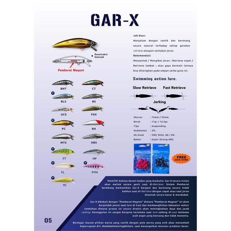 Lure / Umpan Palsu Daimaru Gar-X 74Mm