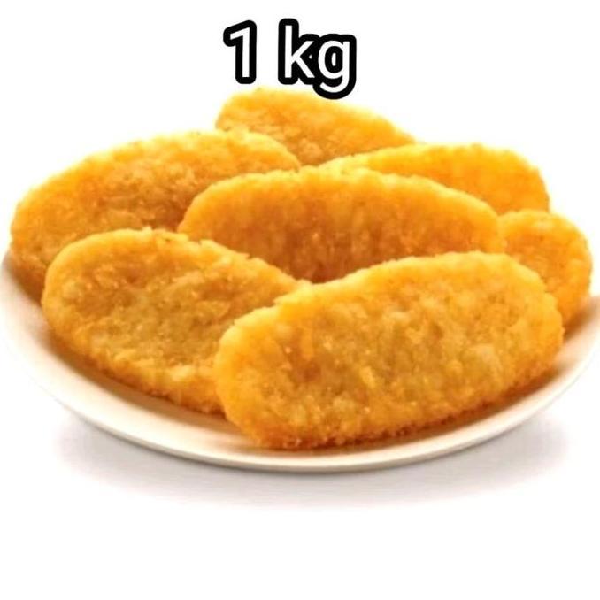 Bnbx- Kentang Hashbrown Oval Potato Hash Brown Fries 1 Kg