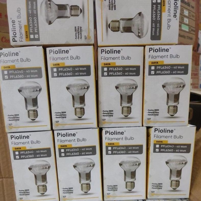 Sale PIOLINE Lampu Chicken / Lampu Filament 60 Watt & 40 Watt PIOLINE Cahaya Kuning Hangat