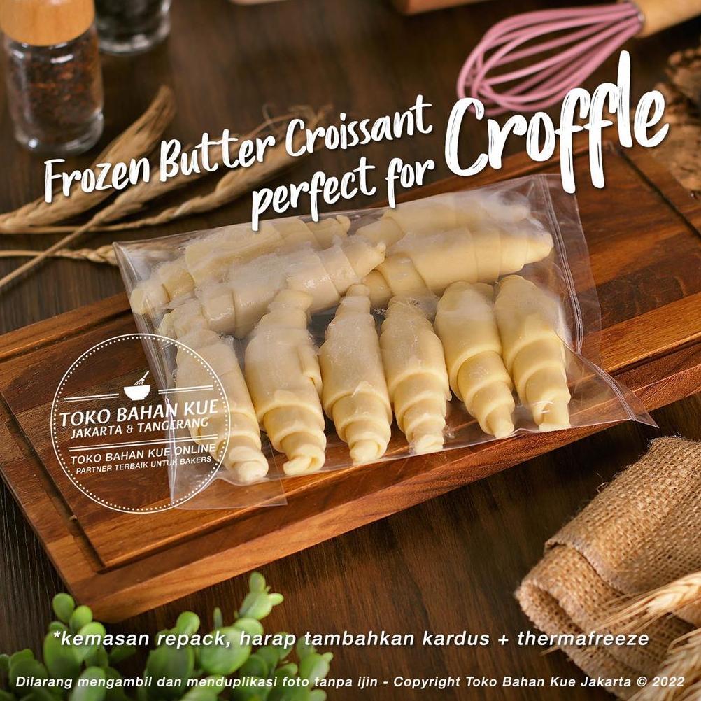 Bonpatis Butter Croissant 30gr 10pcs Bahan Adonan Croffle Termurah