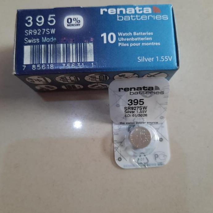Baterai renata 395 SR927SW Original batrai 399 sr927 sr927w Swiss made