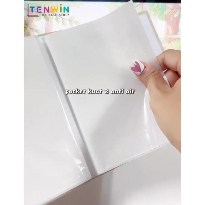 Buku Album 4R 100 Slot Photo Album Keluarga Motif Kartun Baru 100 slot-Tenwin