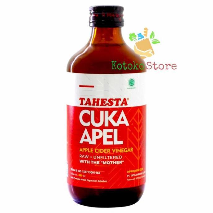 Cuka Apel Tahesta / Cuka Apel Original / Cuka Apel Organik 320ml