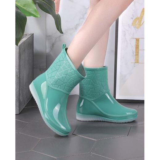HOT SALE Sepatu Boot Hujan Sepatu Wanita Karet Anti Air