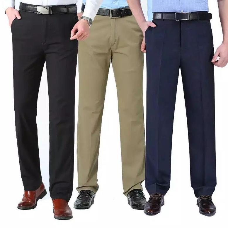 DISKON PROMO - CARDINAL BY SAMCLASS FORMAL TEFLON CELANA KERJA 100% ORIGINAL Celana Kerja Pria WARNA