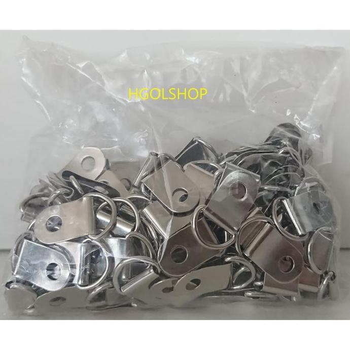 GANTUNGAN PLAT PIGURA KECIL 1 GROSS = 144 BH + SEKRUP 1 BUNGKUS