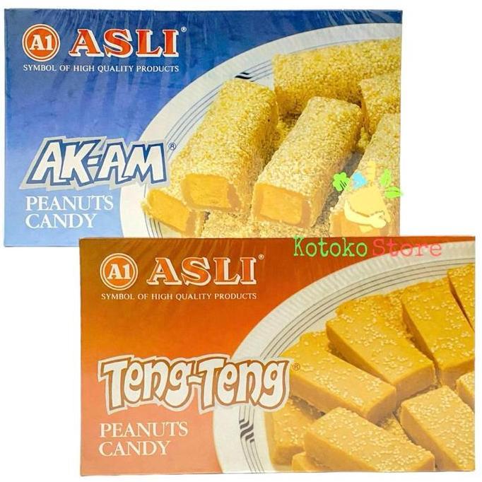 Ak Am Asli A1 Peanut Candy/Teng Teng Kacang Tumbuk Asli Ak Am A1 170gr