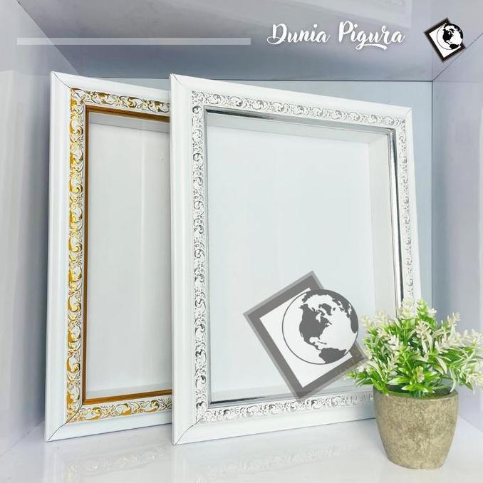 Bingkai Mahar 3D Scrapbook 10R/8R (20 x 25 cm) - Ukuran 8R Dengan Kedalaman 2.5cm, 3cm & 5cm - Fiber