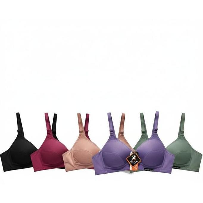 AI159 }} Bra Sport Wanita Spot Bra isi 3pcs dan 6pcs Tanpa busa wanita dewasa dan Remaja murah meria