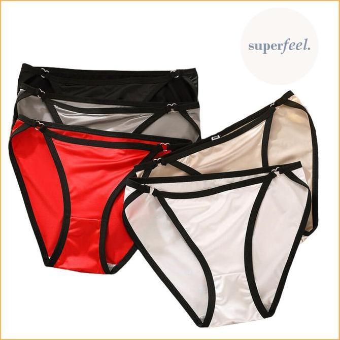 Celana Dalam Kain Satin Sutra Premium Sexy Wanita Cd Perempuan Cwe 359