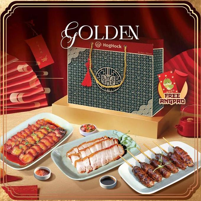 Terlaris Hoghock Cny Pork Hampers Golden