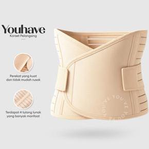Korset Pinggang Pria Kesehatan Saraf Kejepit Pelangsing Perut