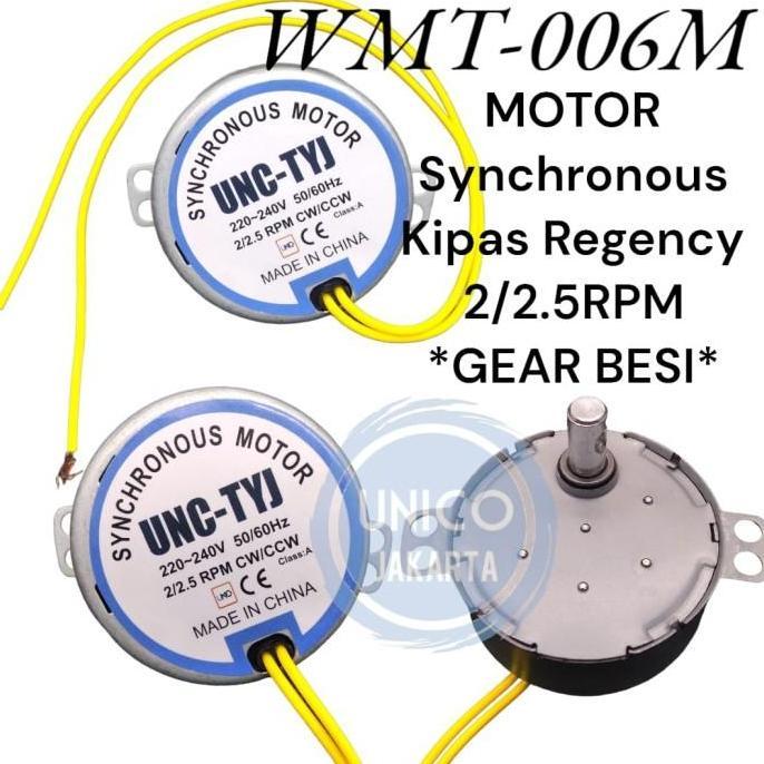 Build- Dinamo Motor Kipas Angin /Synchronous Motor Rotary 2/2.5Rpm (Wmt-006M)